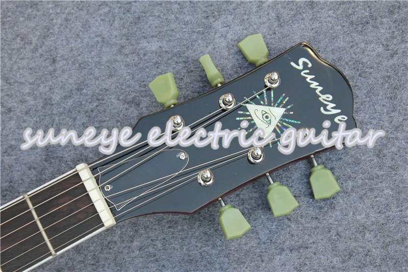 Suneye Sunburst стеганая Отделка электрогитары хромированная фурнитура гитары
