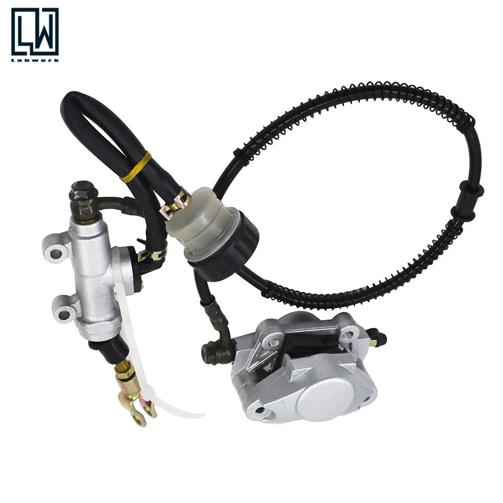 

Hydraulic Rear Disc Brake Caliper System+Pads For Quad Dirt Bike ATV 150 250cc