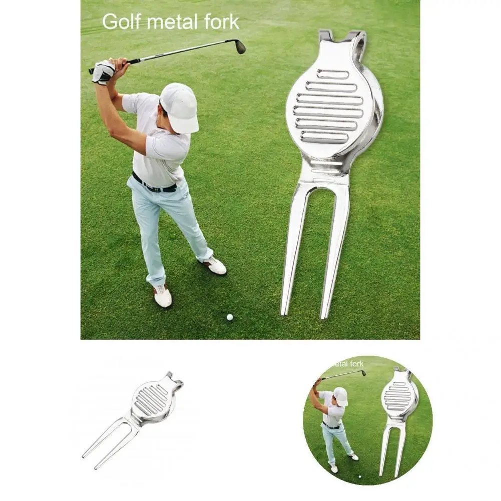 

Universal Putting Golfer Training Accessory Divot Tool Zinc Alloy Golf Divot Tool Ergonomic Design for Drawing Lines