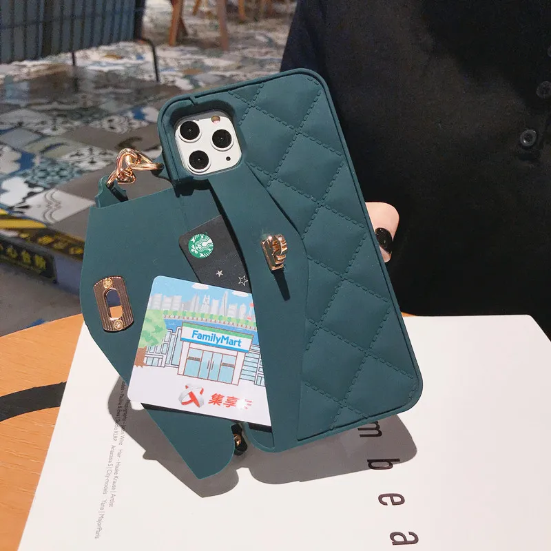 Для iphone XS MAX чехол Роскошный силиконовый бумажник для банковских карт сумка через плечо чехол для телефона для iphone 11 pro max чехол X XR 6 6S 7 8 plus чехол