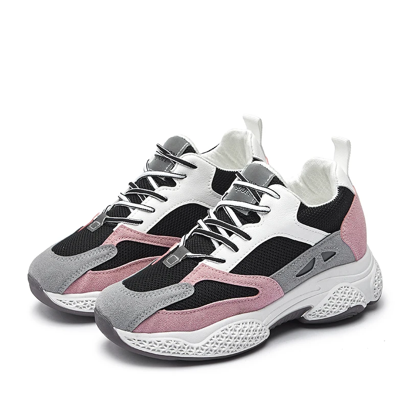 Женские кроссовки на массивной вулканизированной подошве увеличивающие рост Z1002