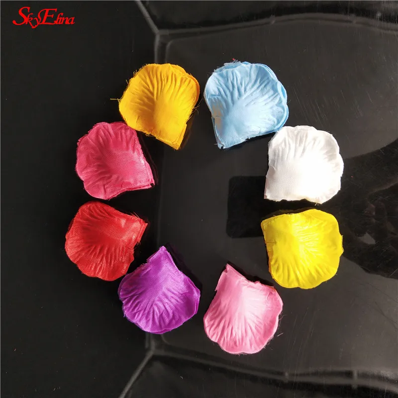 1000 шт. вьющаяся Роза из искусственного шелка (лепестка цветок листья лепестки