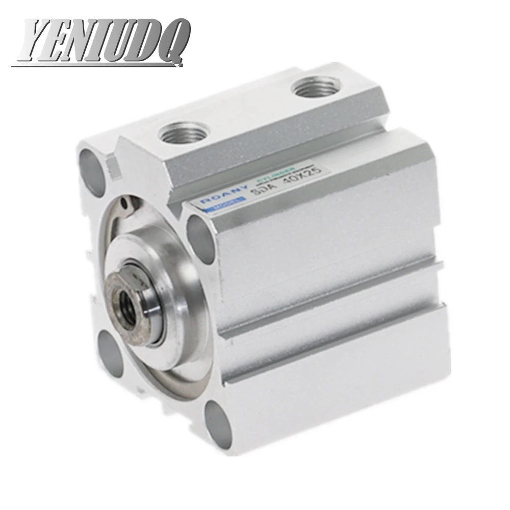 

air Cylinder SDA series Pneumatic Compact airtac type 16 20 25 32 40 50 63mm Bore to 5 10 15 20 25 30 35 40 45 50mm Stroke