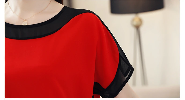 Женская одежда 2021 белая блузка с коротким рукавом женские топы шифоновая рубашка