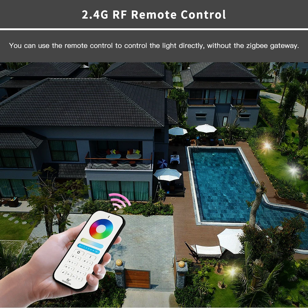 Gledopto Smart Zigbee 12 Вт RGBCCT садовая лампа ландшафтный светильник для улицы с