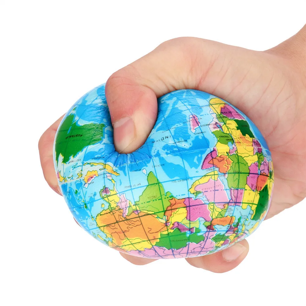 

Relief Stress World Map Foam Ball Atlas Globe Planet Earth Ball Squeeze Toy Adult Kids Squishy Stress Relief Toys For Children