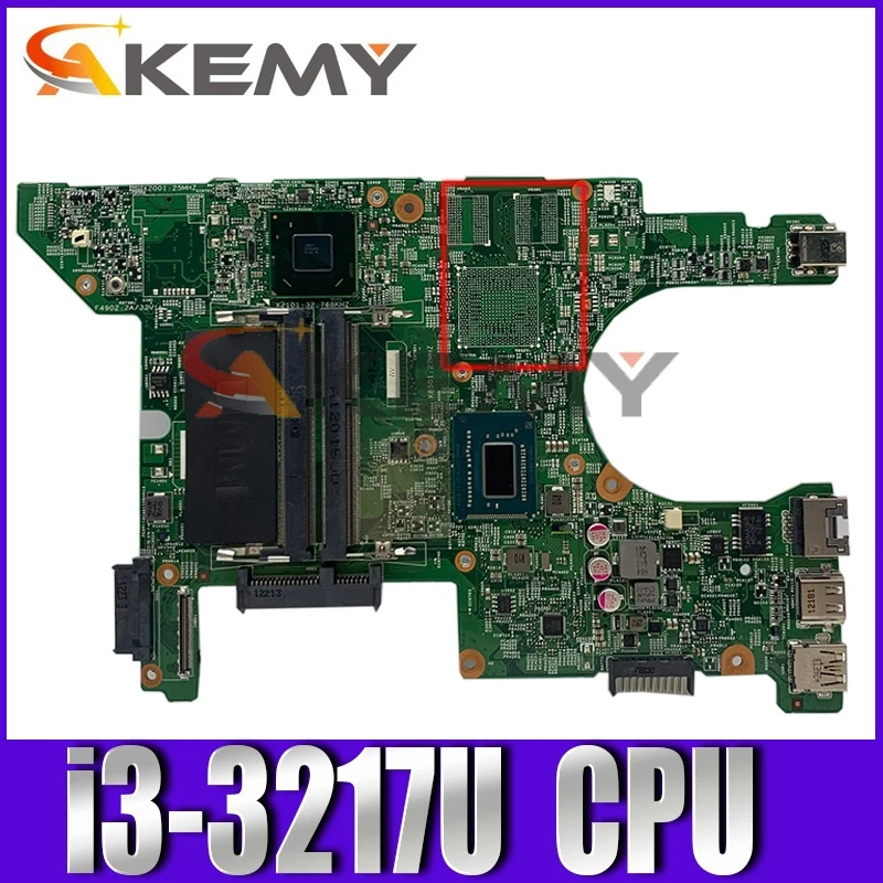 

Оригинальная материнская плата для ноутбука DELL Inspiron 5423 материнская плата CN-02P02C 02P02C 11289-1 SR0N9 i3-3217U DDR3