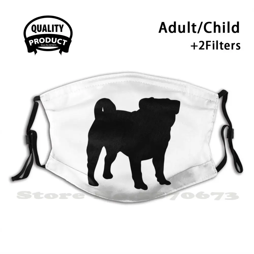 Маска для лица Percy с фильтром Мопса | Аксессуары одежды