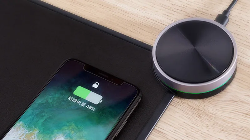 Xiaomi MIIIW коврик для мыши Smart Qi стандартная поддержка Mix2S беспроводной зарядный коврик для мыши ABS коврик для мыши RGB легкий коврик для мыши