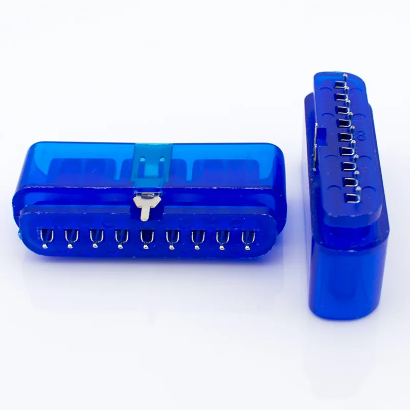 2Pcs Blue 9 Pin 90 Disgree Female Connector Game Controller Socket Slot For Ps2 Console Playstation 2 Accessory | Электроника