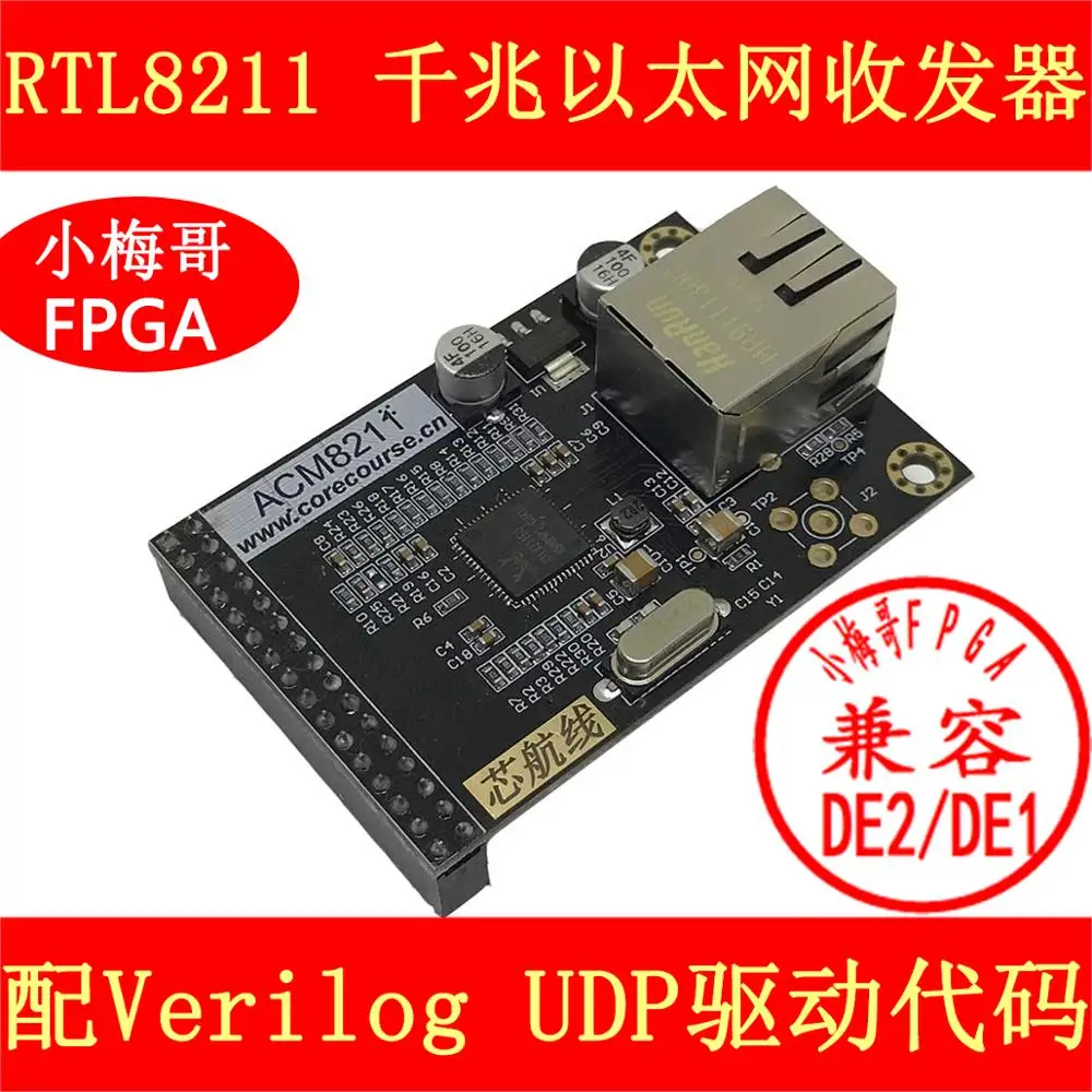 FPGA RTL8211 гигабитный Ethernet модуль приемопередатчика Verilog UDP драйвер | Инструменты