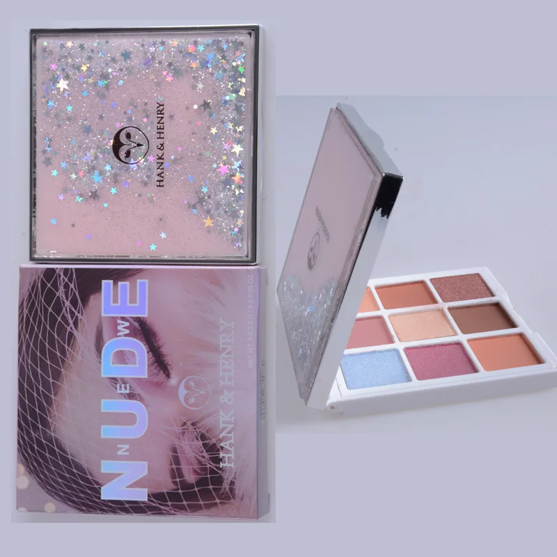 2019 чистая красная лиса 9 цветов тени для век с пластиной песком романтические