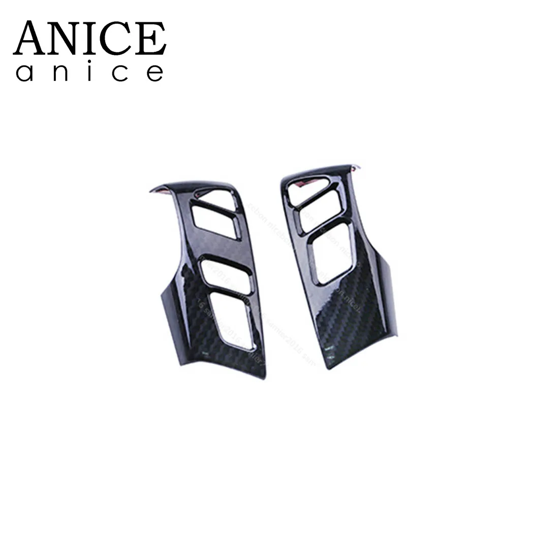 Carbon fiber color Steering Wheel Frame Decorator Fit For Nissan Patrol Y62 2017 2018 2019 | Автомобили и мотоциклы