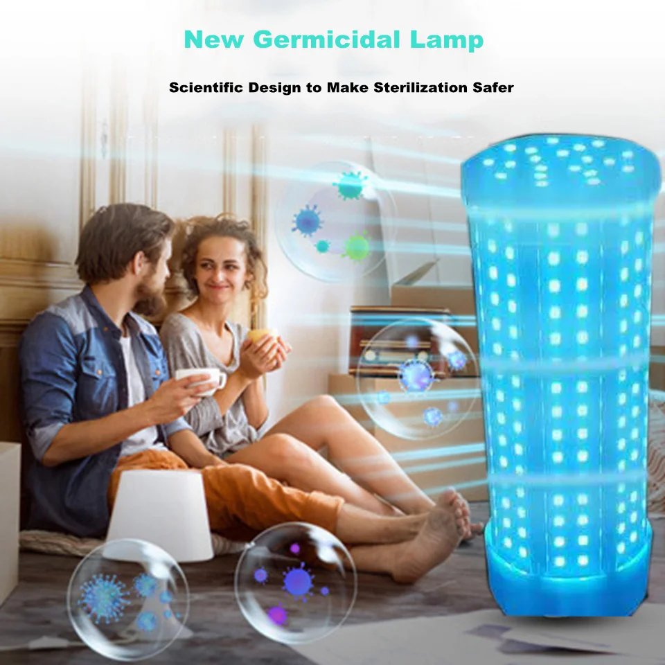 E27 60 Вт светодиодный уф бактерицидный светильник лампа стерилизатор убивающий