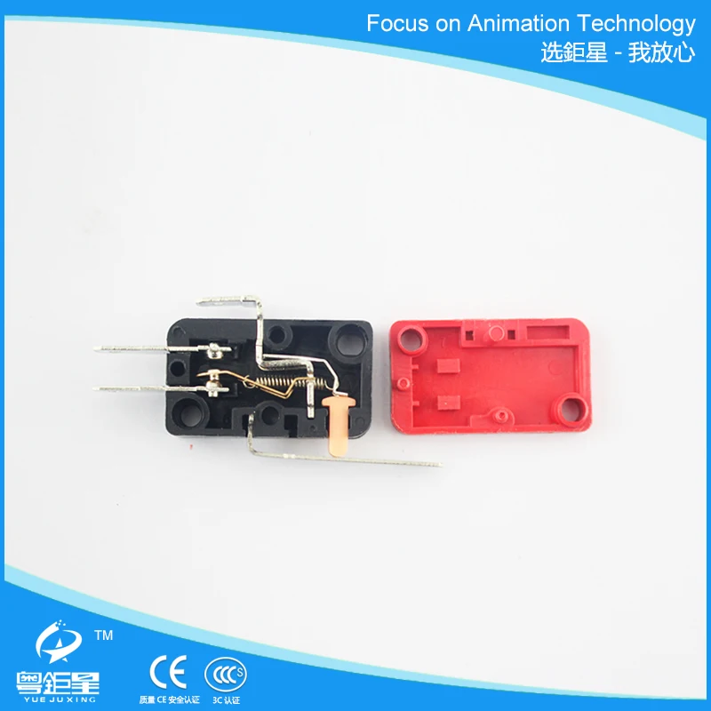 Бесплатная доставка 10 шт. 3-футовый серебристый контактный микро-переключатель