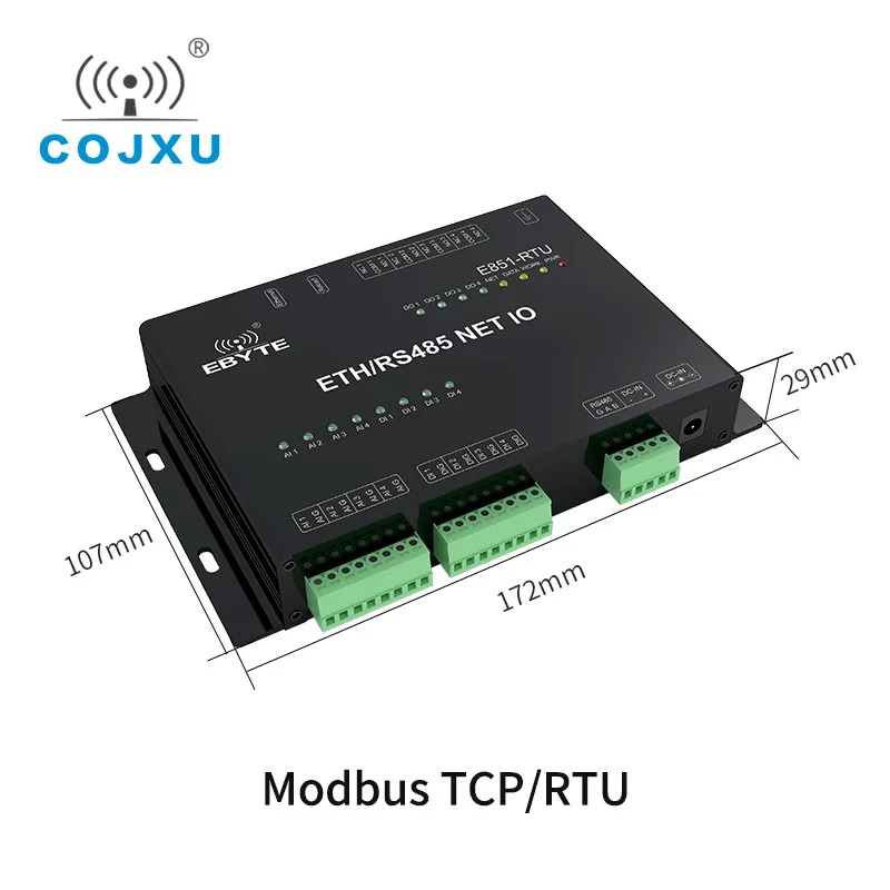 

Modbus реле Modbus RTU Tcp модуль ввода-вывода с аналоговым и цифровым дисплеем модем 12-канальный сетевой ввода-вывода контроллер E851-RTU (4440-ETH)