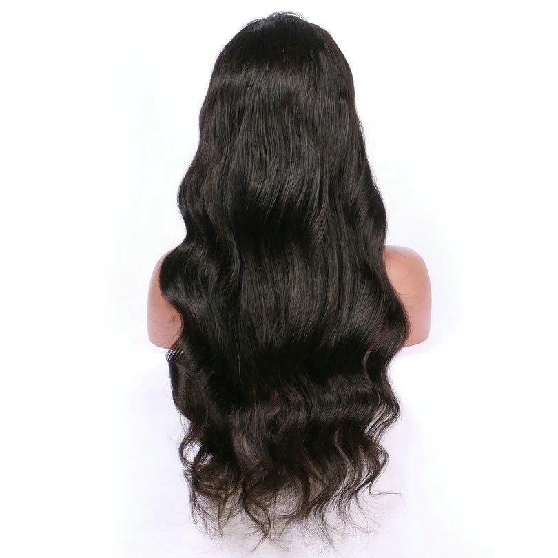 Парики из натуральных черных волос на фронтальной части парики для женщин