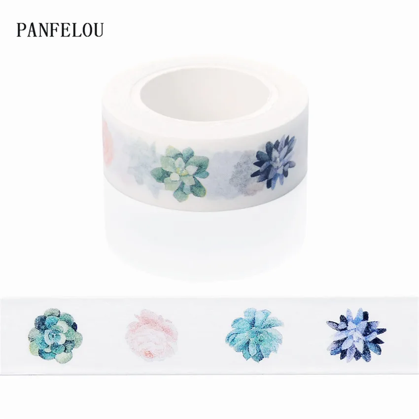 

10M*15mm Meaty plant stickers Washi Masking tape Quality good price HOT sell DIY Scrapbook Embellishments Decoration