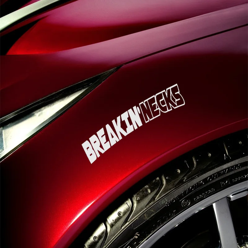 EmpireYing 8 цветов break Necks динамические забавные буквы слова художественная наклейка
