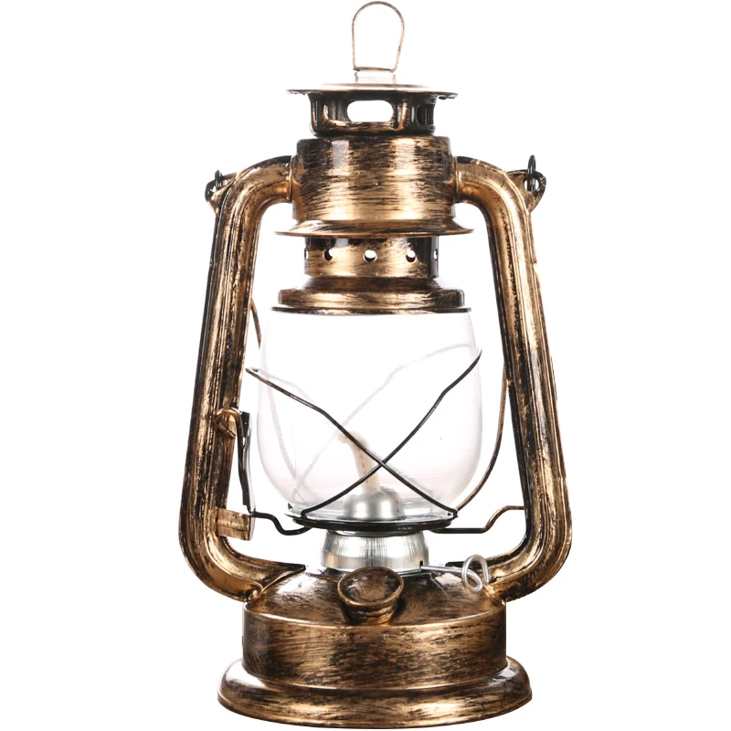 Керосиновая лампа в стиле ретро домашняя старая с маслом ностальгия лошадь для