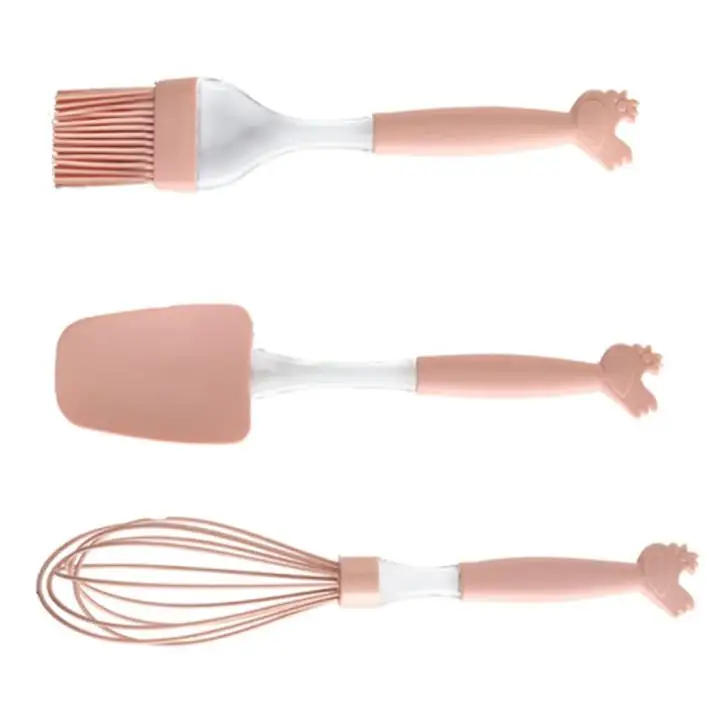 

3pcs/set Kitchen Tool Non-stick Cream Scraper DIY Bread Cake Butter Brush Baking Tool