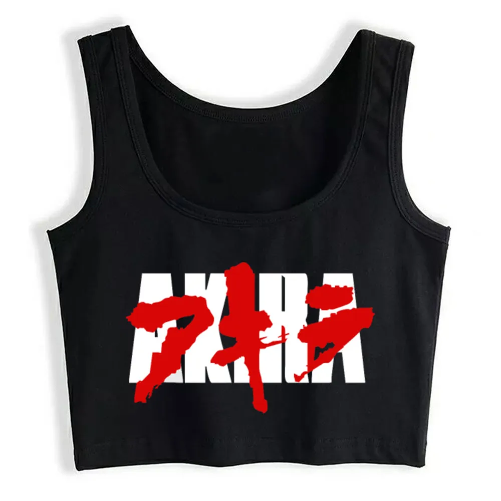 

Crop Top Women Akira Vintage Anime Harajuku Tank Top Women Funny Women Clothes