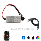 USB DC 5В 24В SP110E Pixel Bluetooth-совместимый контроллер для WS2812B SK6812 ws2811 APA102 WS2801 пикселей Светодиодная лента Magic Lights