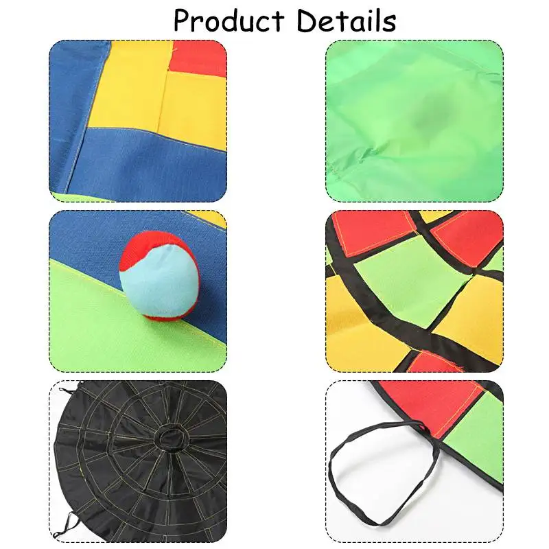

Sticky Ball Board Set Target Dart Board Throwing Training Flying Target Game Outdoor Sport Play Toy Set Children Gifts 10 Balls