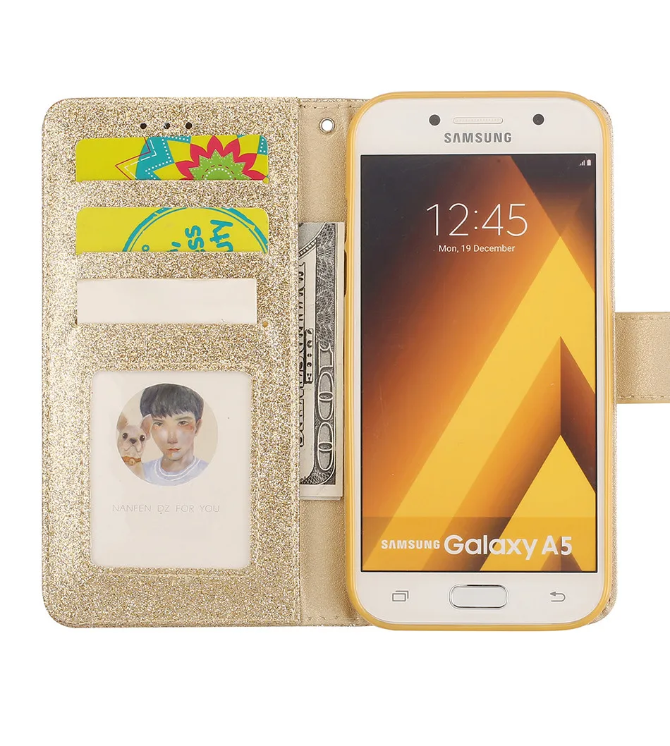 Для телефона samsung Galaxy A5 Чехол-книжка для телефона чехол для samsung A5 чехол Роскошный кожаный чехол-кошелек A5 A5