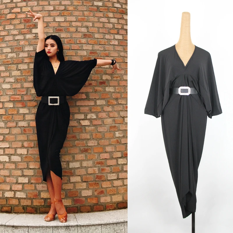 Женское платье для латинских танцев DQL410 одежда танго сальсы самбы