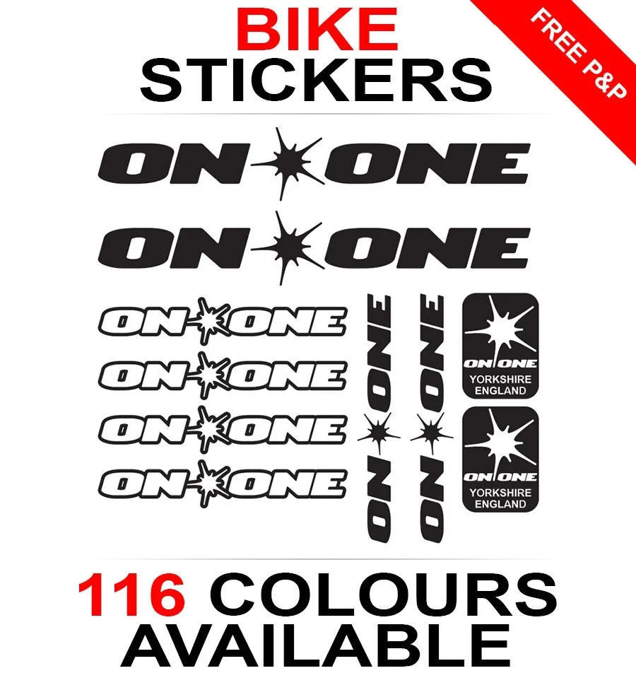 1 Набор наклеек на один лист (для езды велосипеде горном bmx дороге велосипеде)