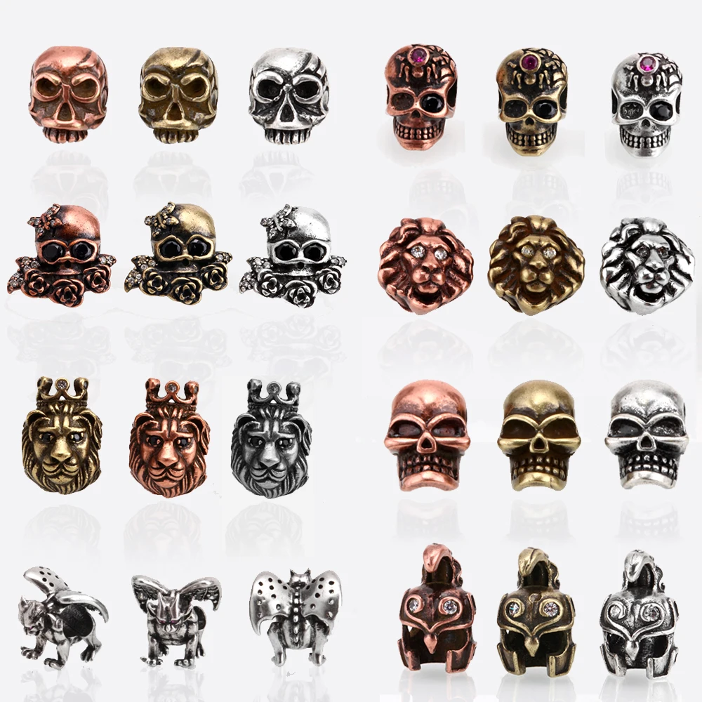 Бусины разделители для изготовления ювелирных изделий медные аксессуары