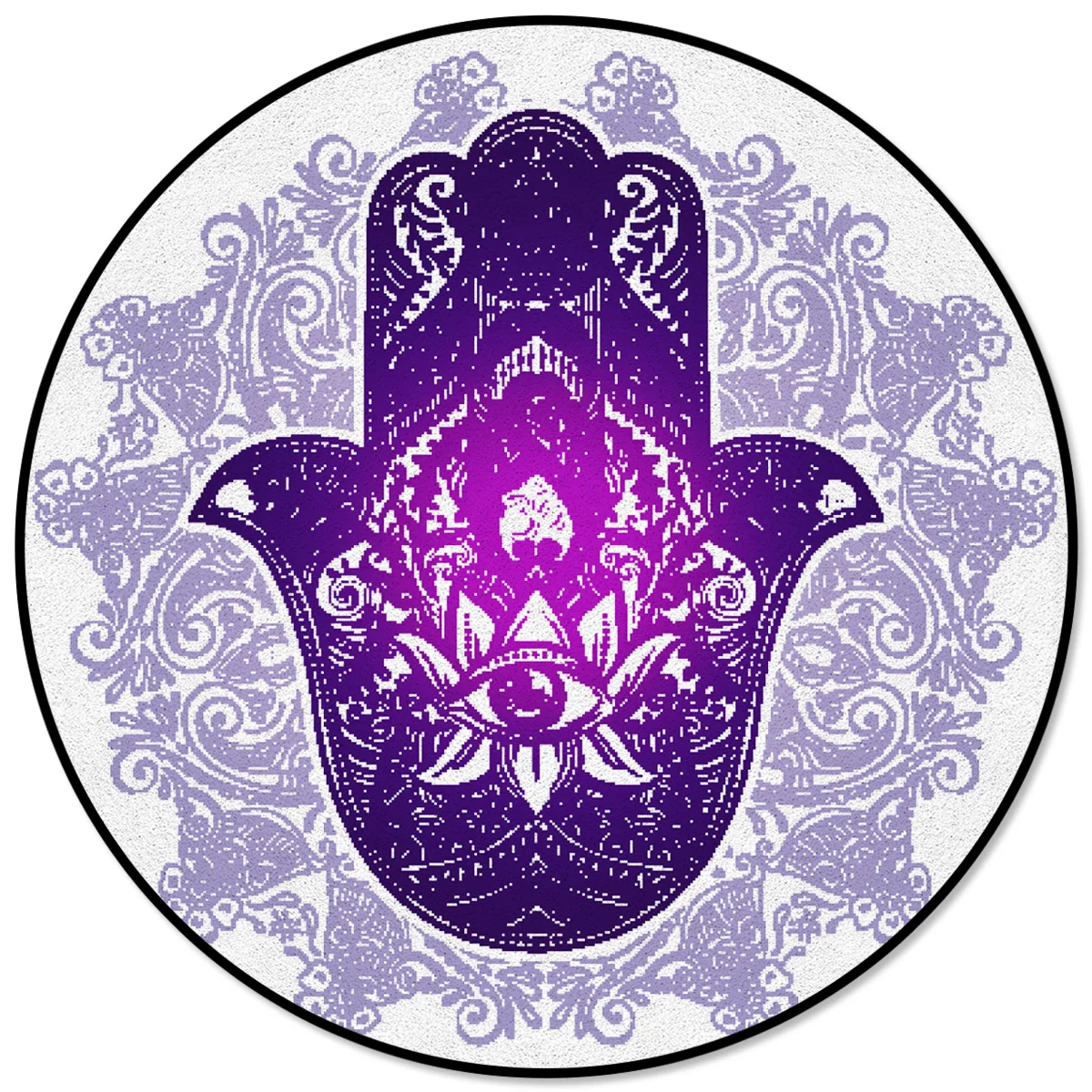 

Традиционные коврики и ковровые покрытия ручной работы с узором для дома, гостиной, круглый ковер для детской комнаты, нескользящий