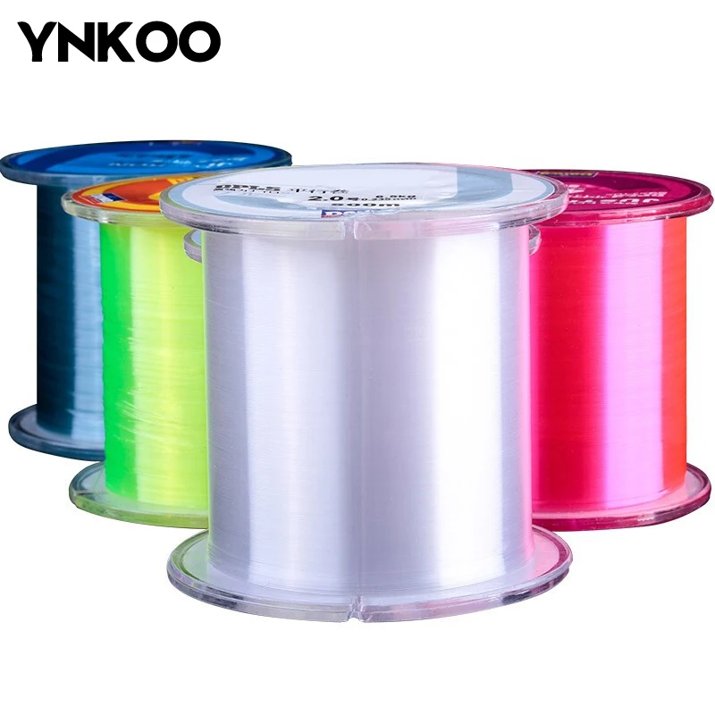 YNKOO нейлоновая леска супер прочная рыболовная 500 м монофиламентная японский