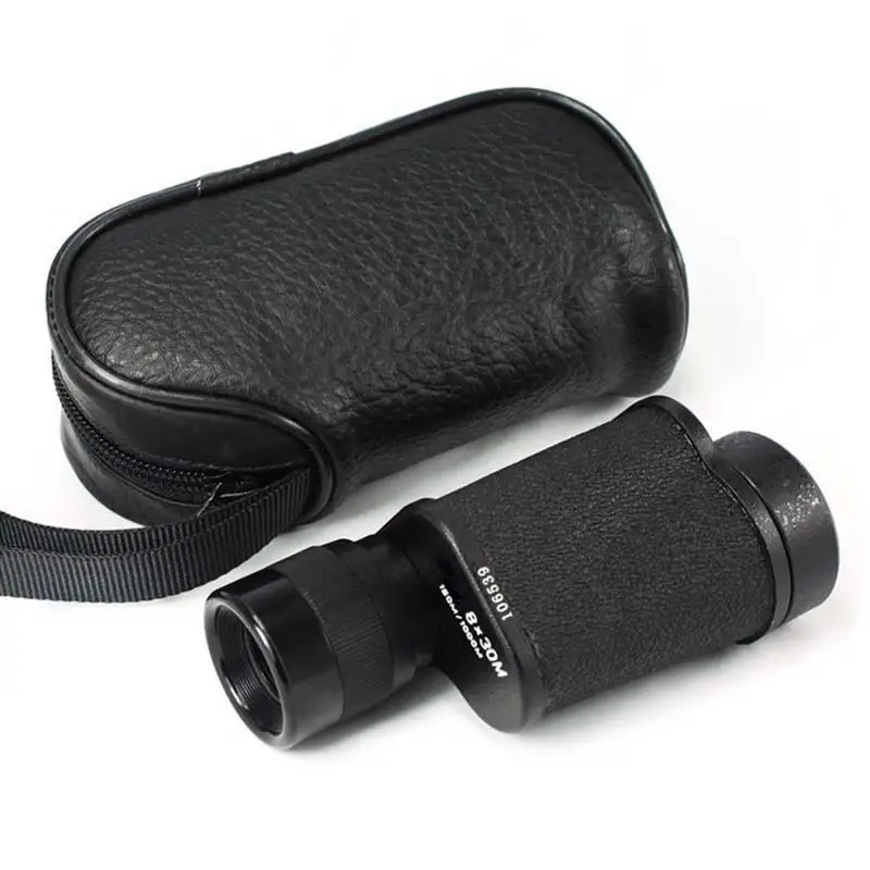 Black baigish 8x30 Monocular Telescope Night Vision binoculars High Quality Military Mini handle portable Sports Hunting Concert Scope - Color: Black