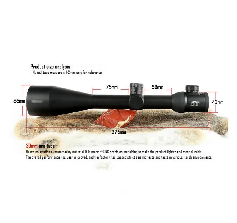 MINOX ZA 5i HD 5-25X56 SF тактический прицел винтовка air red dot страйкбольные тактические винтовки Снайперский оптический прицел охотничьи прицелы