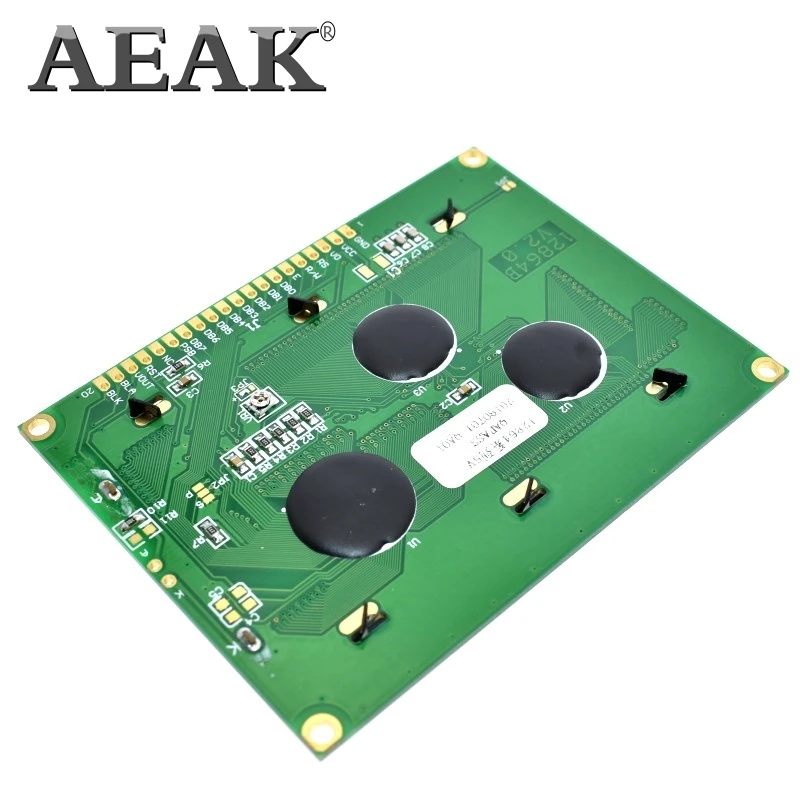 AEAK 12864 128x64 точки графика синего цвета Подсветка ЖК-дисплей модуль для arduino raspberry pi