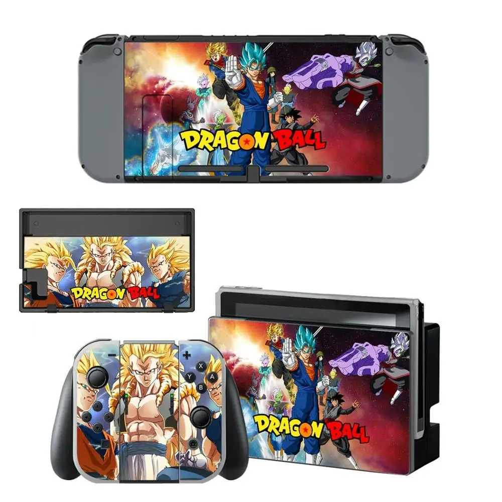 Наклейки для nintendo switch из кожи Dragon Ball Z Goku shand, наклейки для переключателей, наклейка для консоли nintendo Switch, контроллер Joy-con - Цвет: YSNS0494