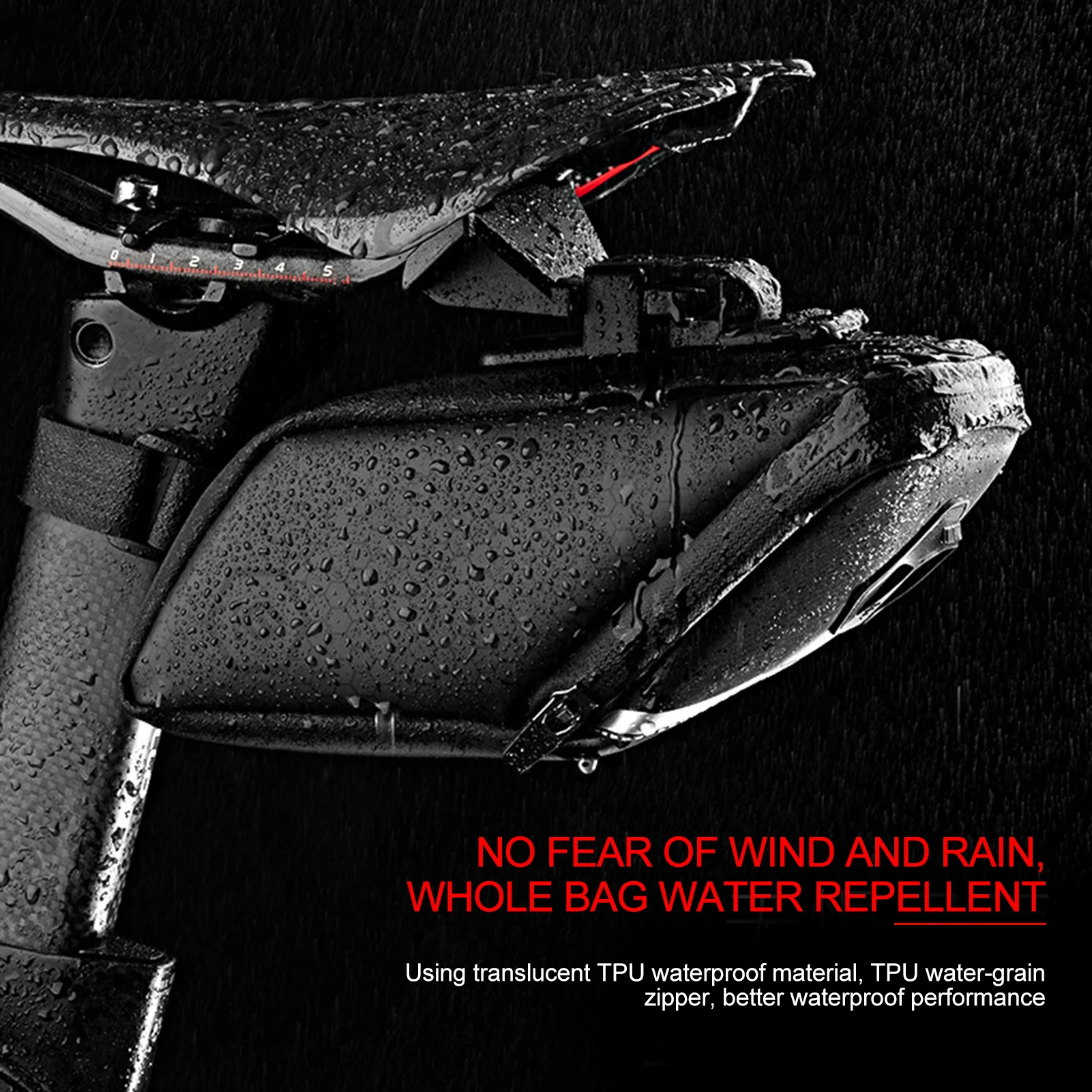 

Waterproof Bicycle Bag Shockproof Bike Saddle Bag For Refletive Rear Large Capatity Seatpost MTB Bike Bag Accessories
