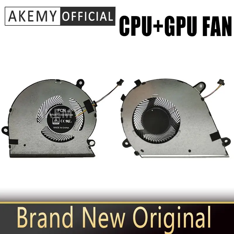 

New Original CPU GPU Cooling Fan For Asus Mars 15 VX60 VX60G VX60GT K571 X571G F571G GT9750 GTX1650