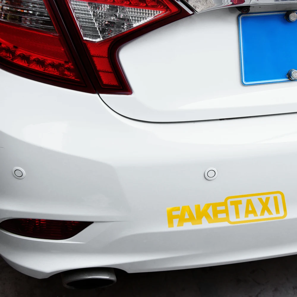 Наклейка на машину фальшивое такси Светоотражающая наклейка для Volkswagen Polo Golf Passat