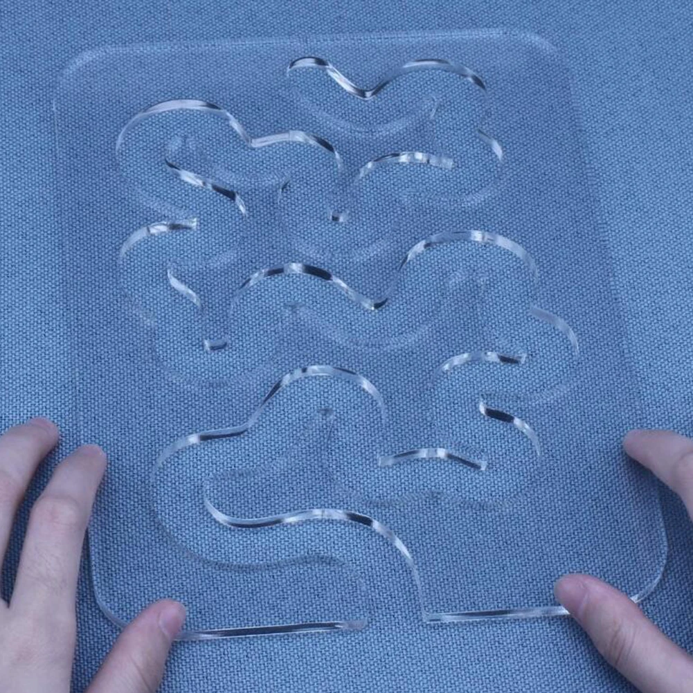 Профессиональная линейка для шитья специальная форма акриловые патчботы