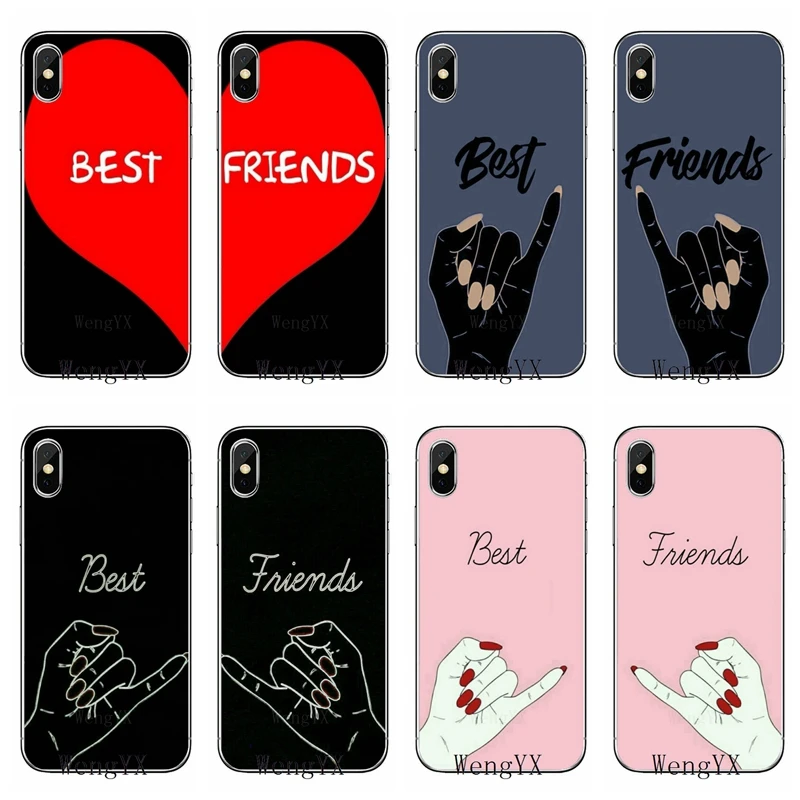 Мягкий силиконовый чехол для телефона BFF Best Friends Finger Love Samsung Galaxy J7 J5 Prime pro J3 A7 A5 A3 2018