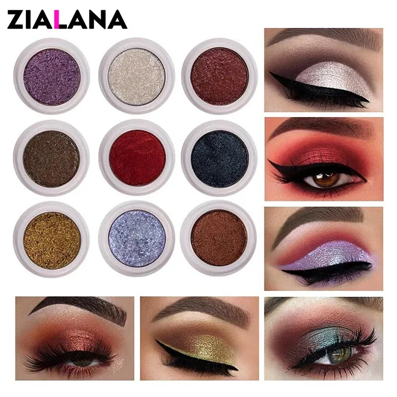 12 Цветов тени для век макияж блеск крем глаз Блестящий мерцающий гель стойкий