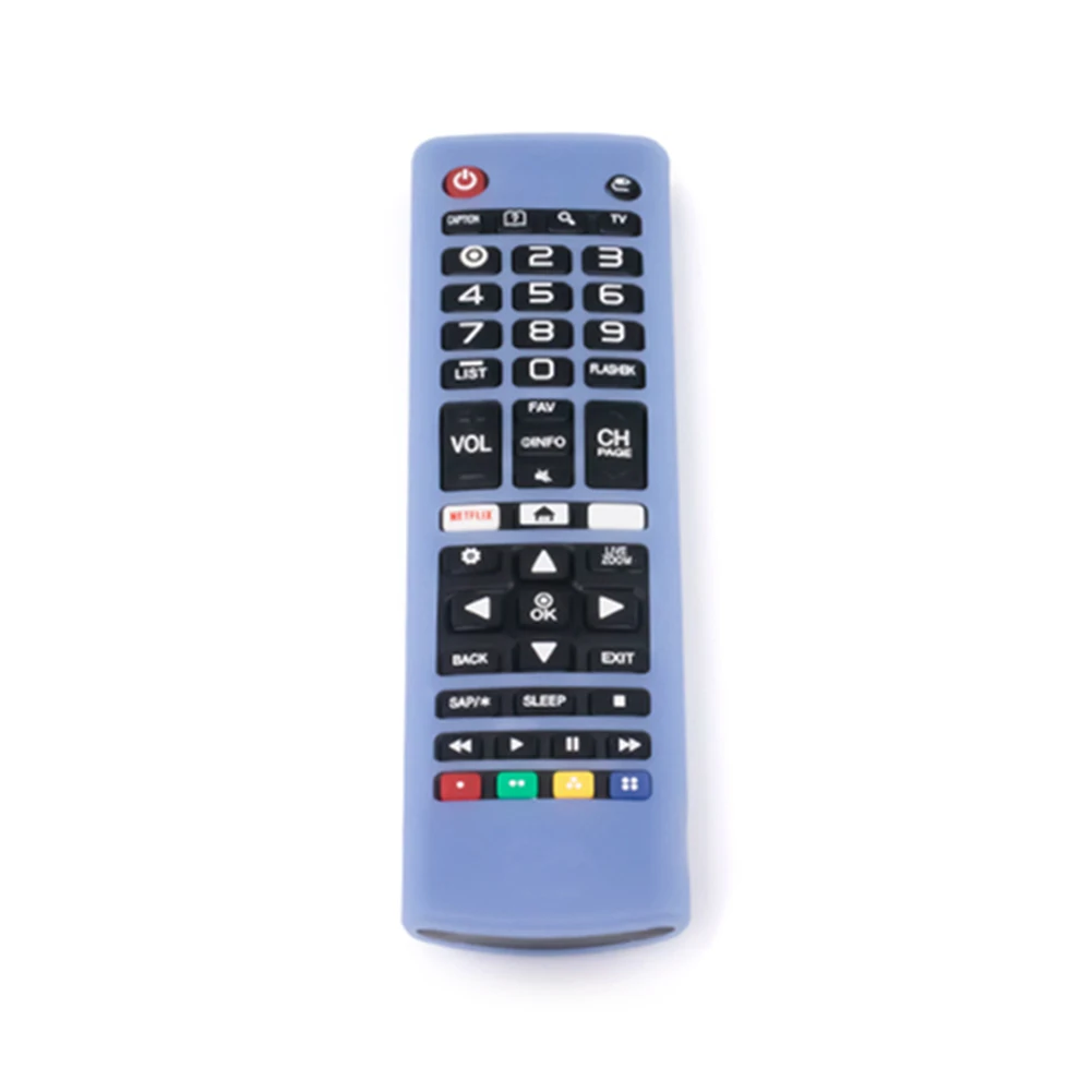 

Silicone Remote Control Protective Case for LG TV AKB75095307 (Light Blue)