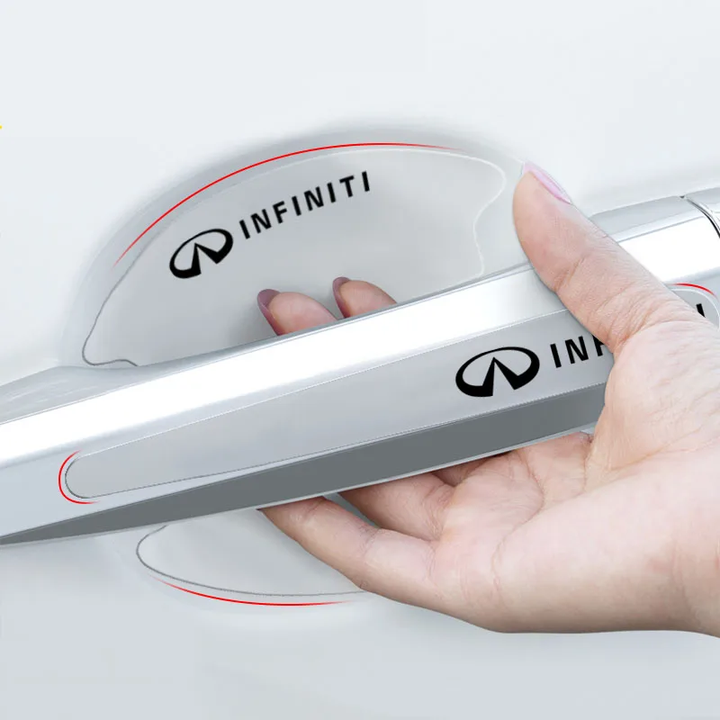 8 шт. прозрачная защитная пленка на дверную ручку автомобиля наклейка для Infiniti FX35