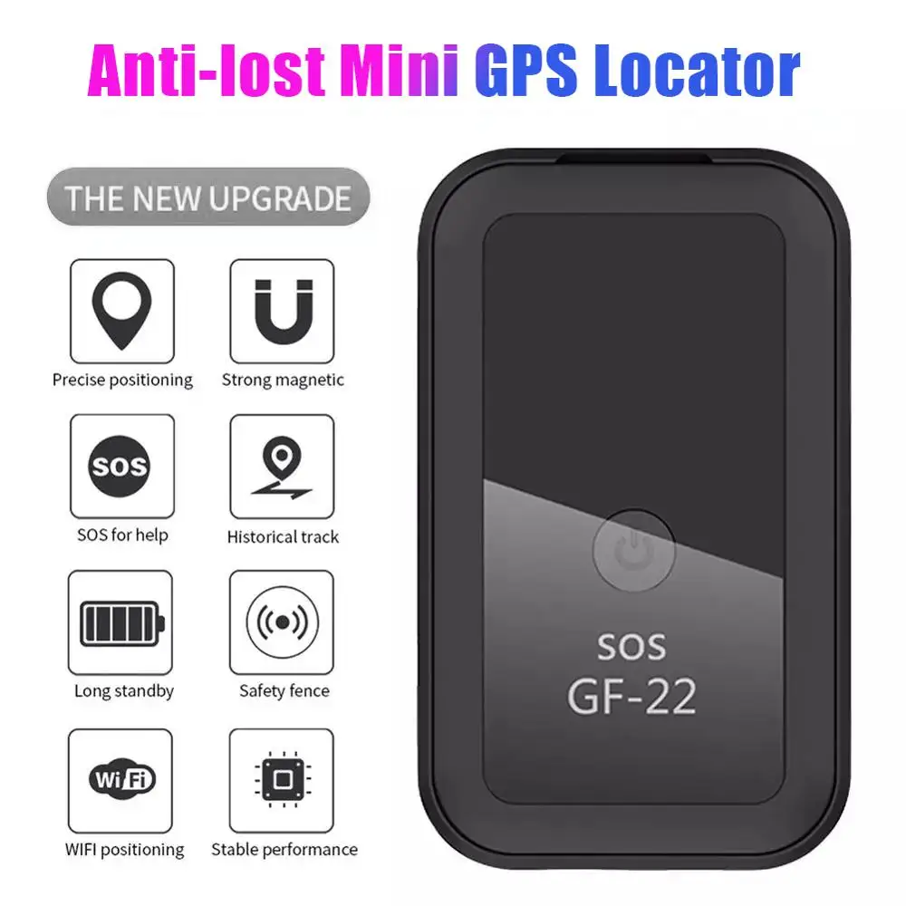 GF 22 анти потерянный мини GPS трекер Wifi Автомобильный локатор магнитной в реальном
