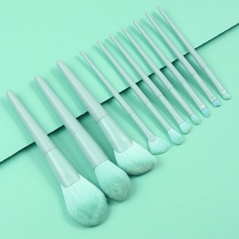 

11pcs Cosmetic Makeup Brushes Tool Set Lip Makeup Brushes Foundation Powder Professional Makeup Brushes Foundation Set Drop Ship