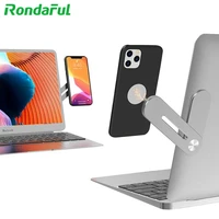 mini laptop holder magnetic cell phone clip for xiaomi mi 9 monitor mount dual screen display for iphone 11 mobile accessories