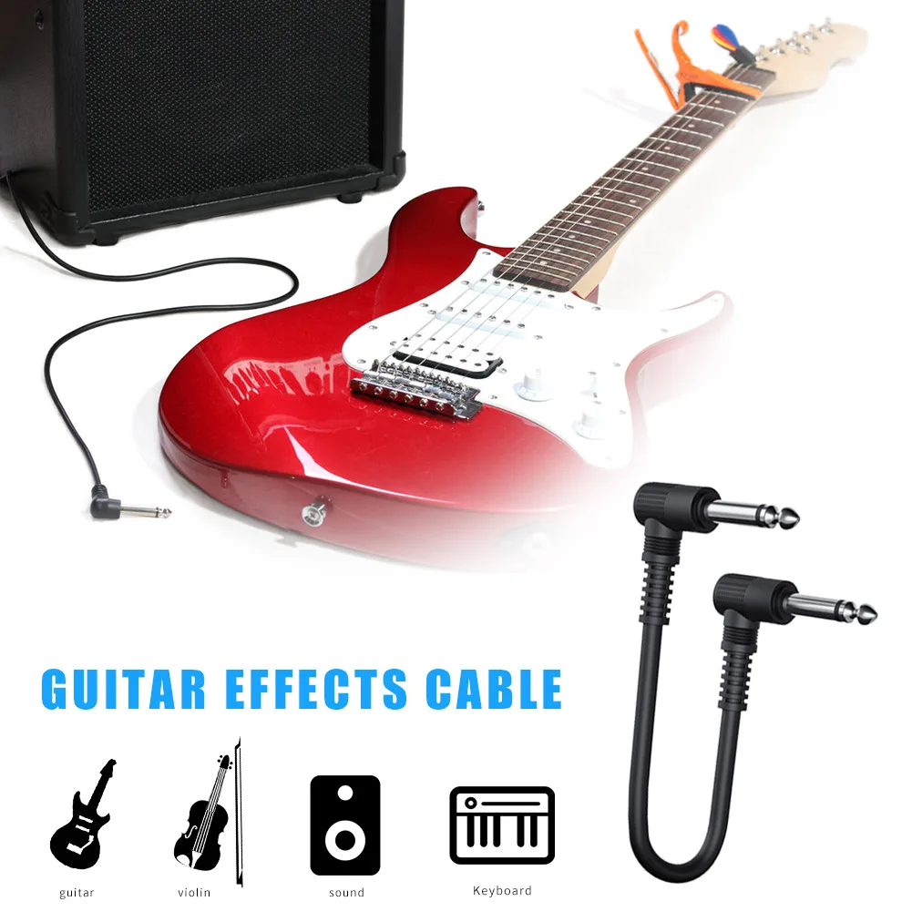 15cm gitarre effekt pedal kabel draht adapter gitarre patchkabel gitarre audio kabel für elektrische gitarre effekt pedale free global shipping